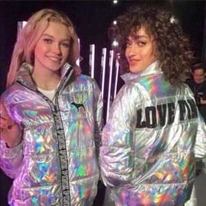 Victoria’s Secret coat, LIMITED RELEASE, Metallic Puffer, LIMITED EDITIO…